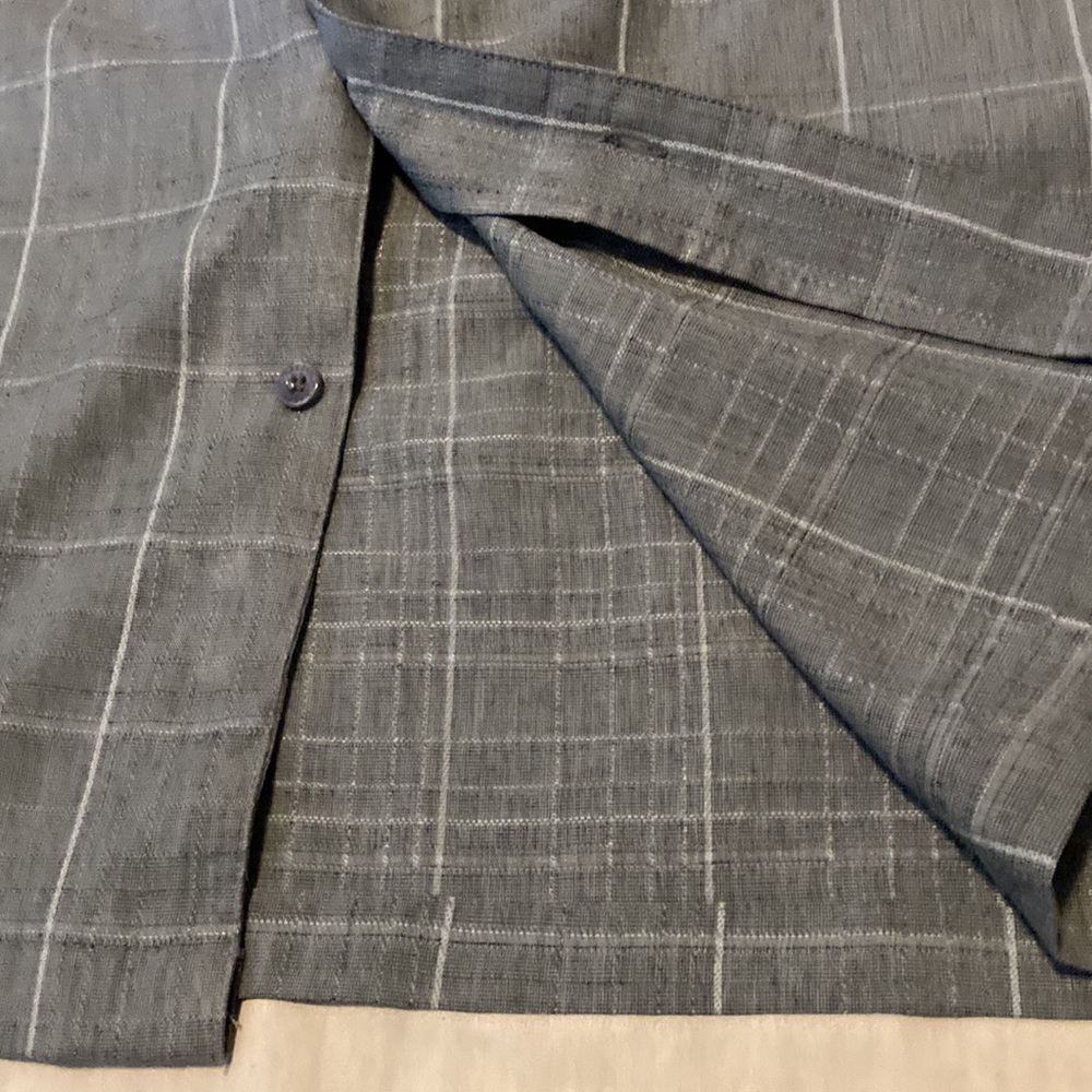 Haggar large button up short sleeve shirt - Picture 4 of 7